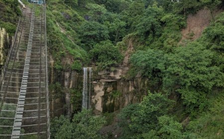 Chandi Devi rope way view